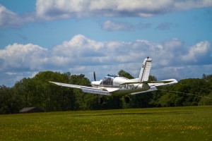 Rally  just landing