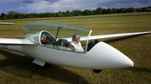 Pauline in the Janus at RAF Cosford