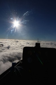 Wave soaring above the clouds - Mike Fox